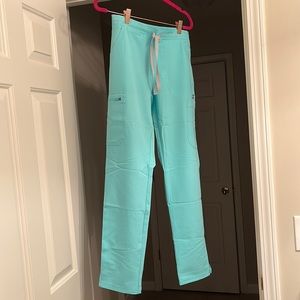 Figs Women's Yola Skinny Scrub Pants - Aqua XS